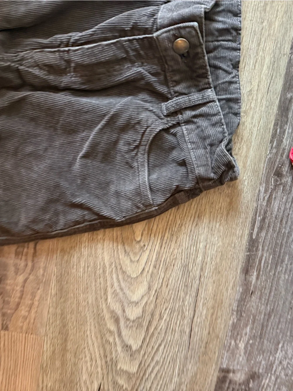 Boys Hanna Andersson Dark Gray Corduroy Pants